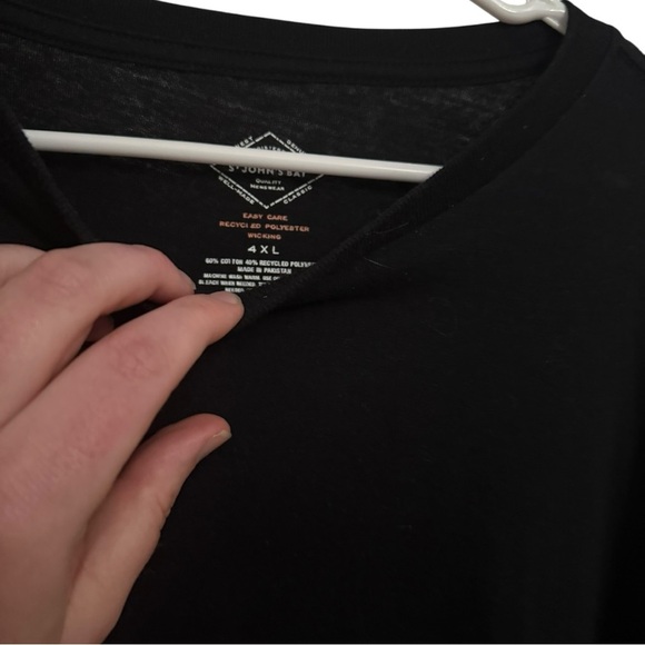 St. John’s Bay 3XL & 4XL Moisture Wicking TShirt Bundle Black and White - Picture 5 of 9